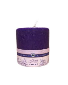 Lavender 2.5" x 2.25" Pillar Candle Small 