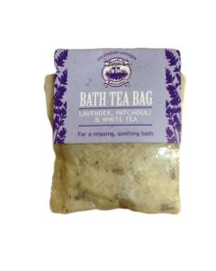 Bath Tea Bag. Lavender, Patchouli & White Tea