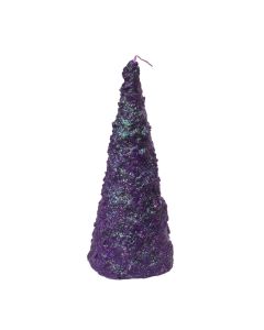 Lavender Christmas Tree Candle